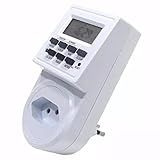 Timer Digita Bivolt Temporizador 9 Program Liga E Desliga