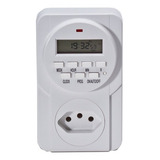 Timer Digital Temporizador Bivolt Com 8 Programações De Uso