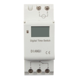 Timer Temporizador Digital Trilho Din 12v Ac dc 16a Bateria