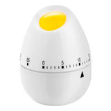 Timer Temporizador Ovo Plástico 60 Minutos Cozinha Multiuso