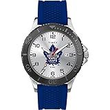 Timex Nhl Relógio Gamer Masculino De 42 Mm, Toronto Maple Leafs, Moderno