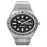 Timex Relógio De Quartzo Masculino Q Diver 38 Mm Prata Preto One Size Mergulhador