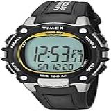 Timex Relógio Ironman Classic 100 Tamanho Completo Preto Amarelo One Size Clássico