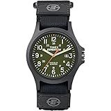 Timex Relógio Masculino Expedition Acadia Tamanho Grande Pulseira Preta Verde