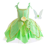 Tinker Bell Costumes Elf Princess Dress