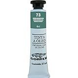 TINTA A ÓLEO CORFIX 37ML GR I AVULSO VERDE ESMERALDA 073