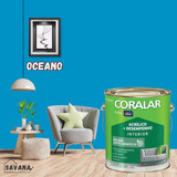 Tinta Acrílica Anti Mofo Coral Fosco 3 6l Escolha A Cor