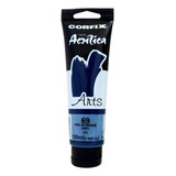 Tinta Acrílica Arts 120ml Cor Azul Da Prussia 69 G1 Corfix