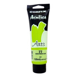 Tinta Acrílica Arts Corfix 120ml Verde Inglês Claro 77 G1