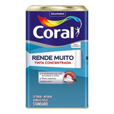 Tinta Acrílica Coral Rende Muito 18l Branco Cor Branco Fosco