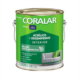 Tinta Acrílica Coralar Antimofo Fosco Interiores 3 6l