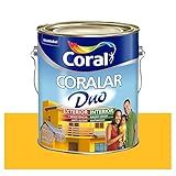 Tinta Acrílica Coralar Duo Standard Amarelo Frevo 3 6 L Coral