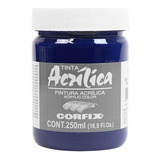 Tinta Acrilica Corfix 250ml Azul Da Prússia 69 G1