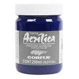 Tinta Acrílica Corfix 250ml Azul Da Prússia 69 Gr 1