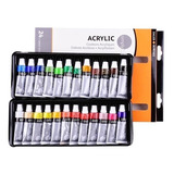 Tinta Acrílica Daler Rowney 12ml 24 Bisnagas