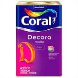 Tinta Acrílica Decora Matte Premium Fosco Paredes Hd