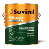 Tinta Acrílica Emborrachada Fachada Protegida 3 6 L Suvinil Acabamento Fosco Cor Branco