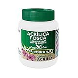 Tinta Acrílica Fosca Nature Colors Acrilex 250 Ml Branco 519