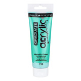 Tinta Acrílica Graduate 120ml Verde Metálic 719 Daler Rowney