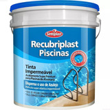 Tinta Acrílica Impermeável Para Piscina Alvenaria 10lt Azul