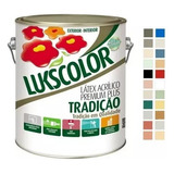 Tinta Acrílica Látex Tradição Lukscolor 3 6l Cores Cor Algodão egípcio