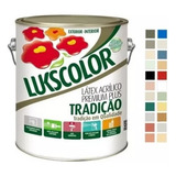 Tinta Acrílica Látex Tradição Lukscolor 3 6l Cores Cor Verde Primavera