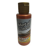 Tinta Acrilica Metal Colors 60 Ml Acrilex Diversas Cores Cor Cobre