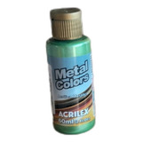 Tinta Acrilica Metal Colors 60 Ml Acrilex Diversas Cores