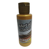 Tinta Acrílica Metal Colors Ouro 532 Acrilex 60ml