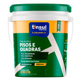 Tinta Acrílica Pisos E Quadras Premium 3 6 Litros Tinsul