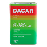Tinta Acrílica Profissional 18l Dacar A Sua Cor Cor Azul Céu