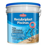 Tinta Acrílica Sinteplast Impermeável Para Piscina Alvenaria 10lt Azul Cor Azul piscina