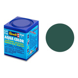 Tinta Aqua Color Verde Mar Fosco 18ml 48 Revell 36148