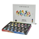 Tinta Aquarela Misci 24 Cores 6ml Artools