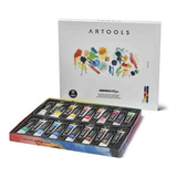 Tinta Aquarela Misci Artools Com 24 Cores 6ml super preco 