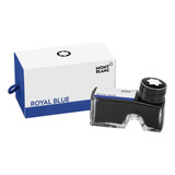 Tinta Caneta Mont Blanc Tinteiro Azul Royal Blue