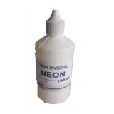Tinta Carimbo Neon Invisível Para Luz Negra 100ml almofada