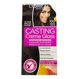 Tinta Casting Creme Gloss 100 Preto Noite L oréal Paris