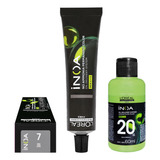 Tinta Coloração Inoa Loreal 7 Louro 60g Ox 20v