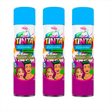 Tinta Colorida Para Cabelos Spray Da My Party 150ml - 3 Und