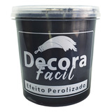 Tinta Com Efeito Perolizado Fácil De Aplicar E Elegante Cor Preto Absoluto