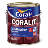 Tinta Coralit Ultra Resistência Alto Brilho Azul Mar Gl 3 6l