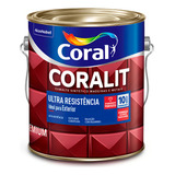 Tinta Coralit Ultra Resistência Alto Brilho Vermelho Gl 3 6l