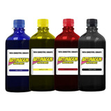 Tinta Corante Comestível Importada Papel Arroz 4 X 1 Litro