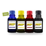 Tinta Corante Comestível P Papel Arroz 4x100mls 400 Ml