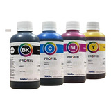 Tinta Corante Inktec Profeel E0017 4 Unidade De 250ml Tinta Cyan Magenta Yellow Black