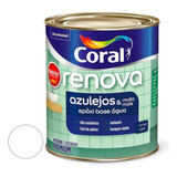 Tinta De Azulejos Coral Renova Base Água Epóxi 900ml Branco
