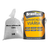 Tinta De Demarcação Viária 3 6l C 1kg Microesferas De Vidro
