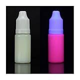 Tinta De Luz Negra UV Invisível Para Impressoras A Jato De Tinta Tinta UV Invisível Fluorescente Visível Apenas Na Luz Negra Magenta 10 Ml 
