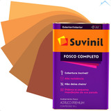 Tinta De Parede Suvinil Fosco Completo Tons Do Laranja 16l